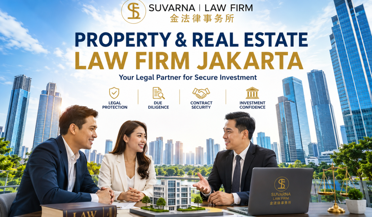 Professional Property and Real Estate Law Firm Jakarta helping investors with secure real estate transactions and legal protection in Indonesia.
